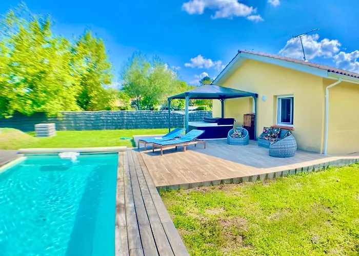 Oceane & Jacuzzi Et Piscine Chauffee Sainte-Eulalie-en-Born