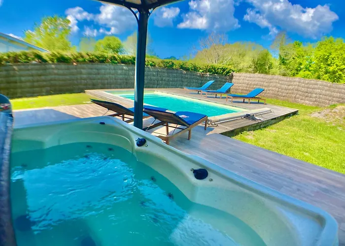 Oceane & Jacuzzi Et Piscine Chauffee * Sainte-Eulalie-en-Born