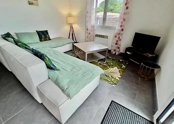 Oceane & Jacuzzi Et Piscine Chauffee 度假居 *